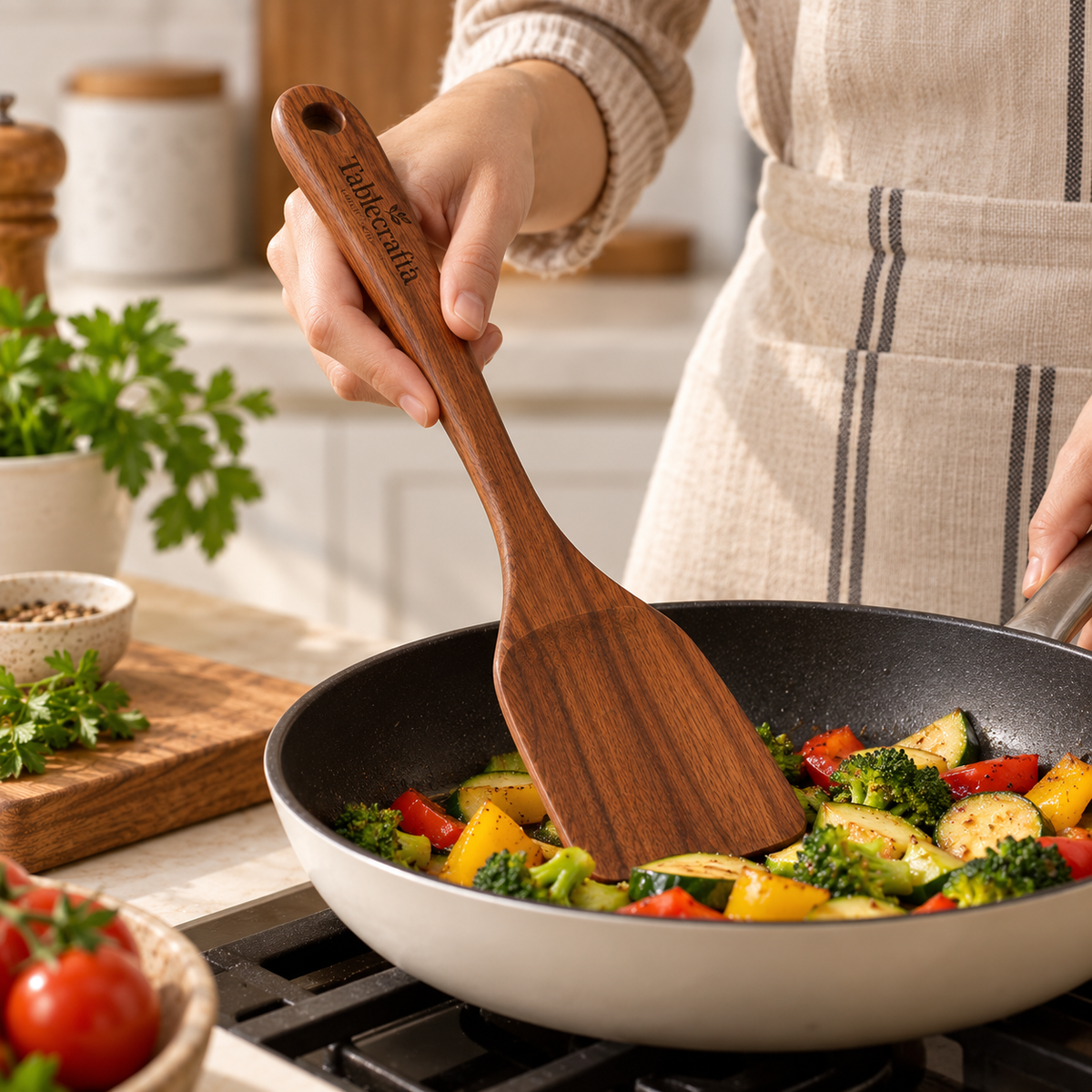 tablecraftia® Natural Wood Spatula