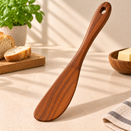tablecraftia® Natural Wood Stirring Spatula